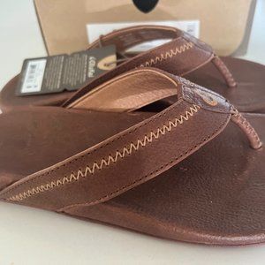 Mens OluKai Leather Sandals